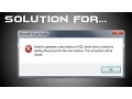 Failed to generate a user instance of SQL Server 2018