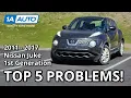 Top 5 Problems Nissan Juke Crossover 2011-2017 1st Generation