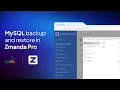 How to Back Up and Restore MySQL Databases with Zmanda Pro