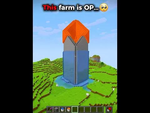 Minecraft How Op Farms Were Built...💀#shorts
