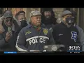Mayor Adams PBA President Lynch Visit 32nd Precinct