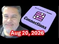 Art Plays Connections For Thursday August 20