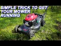 Fixing A Honda HRN 216 Mower That Won t Start