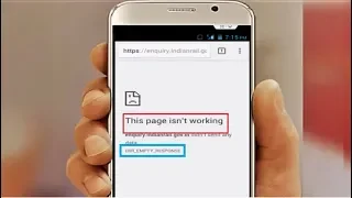 How to Fix This Page Can t Be Reached ERR EMPTY RESPONSE on Android 2018