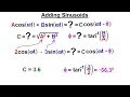 Electrical Engineering Ch 10 Alternating Voltages Phasors 4 of 82 Adding Sinusoidals