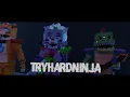 Get Away | Minecraft Fnaf Security Breach animated music video (Song by @TryHardNinja)