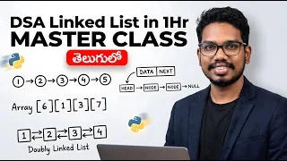 Master Linked List in 1Hr DSA with Python in Telugu PythonLife