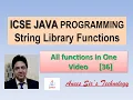 All String Library Function In Java Easily Explain With Practical Example