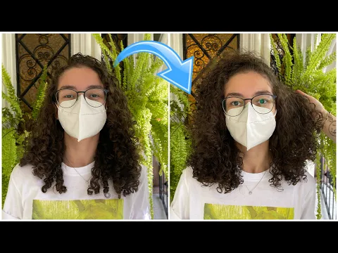 CORTE com CAMADAS ALTAS em cabelo com RAIZ LISA