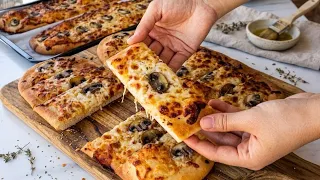Pideler Pişer Pişmez Kapış Kapış Gitti 🙊 Böyle Lezzetli Bir Şey Olamaz☝️ Sarımsaklı Mantarlı Pide 