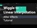 Wiggle to Linear Expression in After Effects - Tutorial