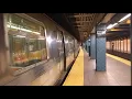 R68a W train R62a 1 train Cortland street and Whitehall street