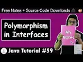 Java Tutorial Polymorphism in Interfaces