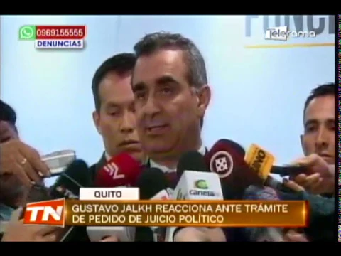 Gustavo Jalkh reacciona ante trámite de pedido de juicio político