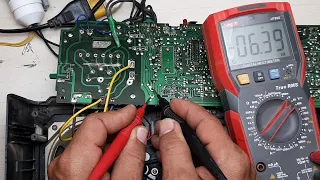 اصلاح راديو كاسيت سونى لا يعمل بسبب تلف المحول 