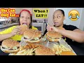 Download Lagu BURGER KING ( EAT WITH ME CHALLENGE ) MUKBANG!