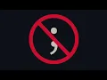 how i got rid of semicolons in my scripting language