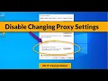 How to Disable Proxy Settings in Windows 10 Permanently