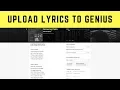 How to Add Song to Genius Why You Should Upload On Genius