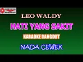 Download Lagu KARAOKE DANGDUT HATI YANG SAKIT - LEO WALDI (COVER) NADA CEWEK