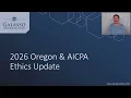 2026 Oregon AICPA Ethics Update