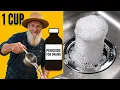 1 Cup of This Unclogs Any Drain Overnight But Never Eats Your Pipes