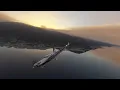 Mystic Salem Sunset Coastal Flight Coastal Landing