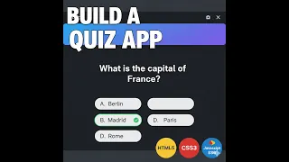 Quiz App using HTML CSS JavaScript Part-2