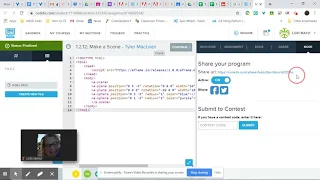 Share your CodeHS work link