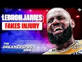 BREAKING LEBRON JAMES FAKES AN INJURY TO AVOID GETTING EMBARRASSED AFTER THE BEACH BOYS ABANDON HIM