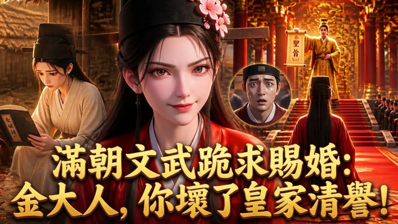 滿朝文武怒斥女子不可考取功名!皇上冷笑甩出聖旨