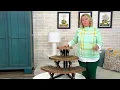 Barbara King Collapsible Three-Tiered Corner Plant Stand on QVC