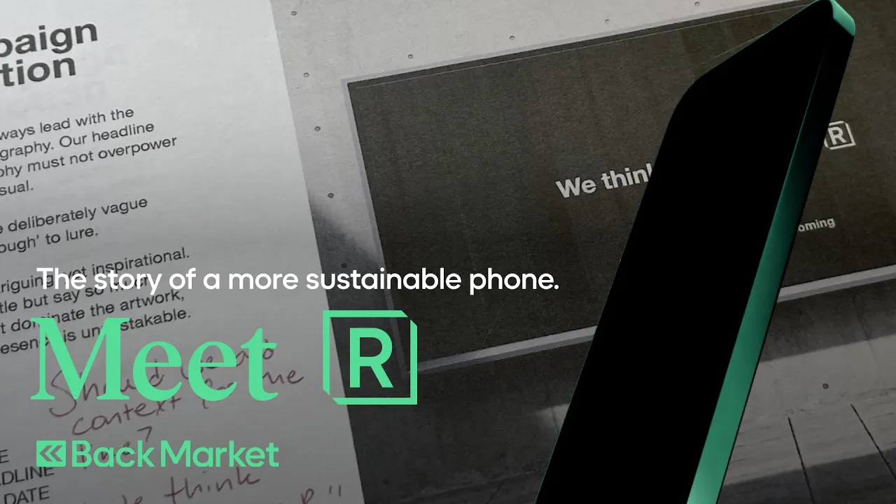 Back Market 3D motion graphics teaser