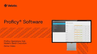 Proficy Batch Integration Demo Manage Batch Recipes in Proficy Operations Hub Velotic