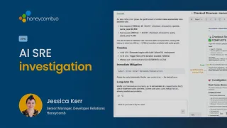 Honeycomb Use Case AI SRE investigation