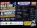 How to Use Kilo Code VS Code Extension With FREE Unlimited AI Models - Complete AI Coding Setup
