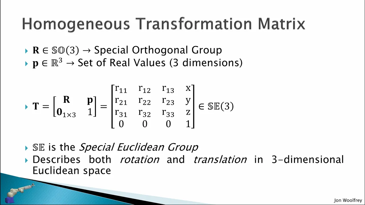 3.1 Transformation Matrices