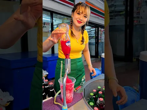 🔥 INSANE STREET DRINK SKILLS! 😱🍹 | YOU WON’T BELIEVE HOW THIS RED DRINK IS MADE!