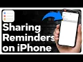 How To Share Reminders On iPhone