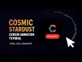 Cosmic Stardust Cursor Trail Magical Mouse Animation with HTML CSS JS Source Code
