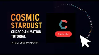 Cosmic Stardust Cursor Trail Magical Mouse Animation with HTML CSS JS Source Code
