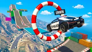 PARKOUR SKILL TEST EN LAMBORGHINI DE POLICE !