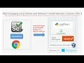 Web Scraping using Python and Selenium Install Selenium Ubuntu Part 3 DM DataMaking