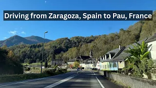 Driving From Zaragoza Spain To The Canfranc Station And The South Of France 