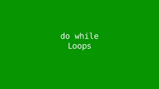 Chapter 5 The loop