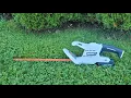 HART 18 inch hedge clipper review 20v
