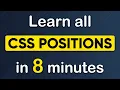 Learn CSS Position FAST - WATCH THIS CSS Positioning Tutorial 2024