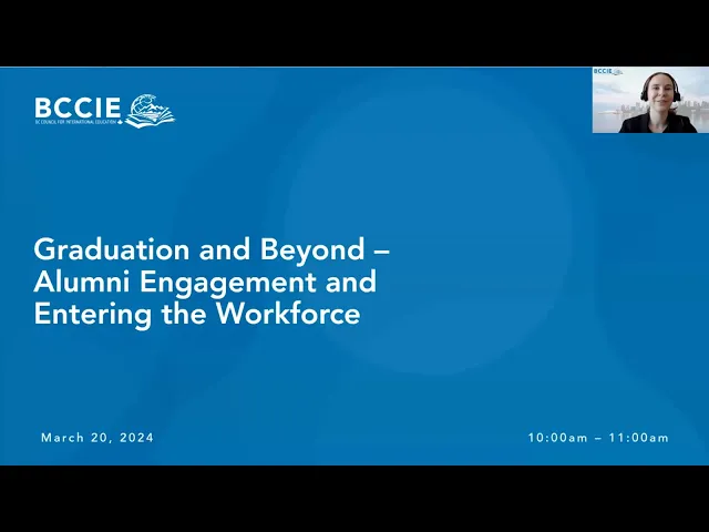 <p>As graduation approaches, a student prepares to take the next step in their journey: becoming an alumni and transitioning into the workforce. This webinar dives into how to support post-graduation transitions, strategies for continued community engagement, and advancing inclusivity post-graduation.</p>
