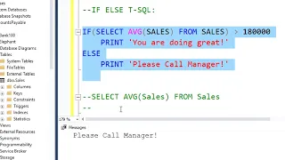IF Else in TSQL
