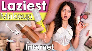 Trying Lazy Makeup Hack Products on Internet 😱 | Is it a SCAM??